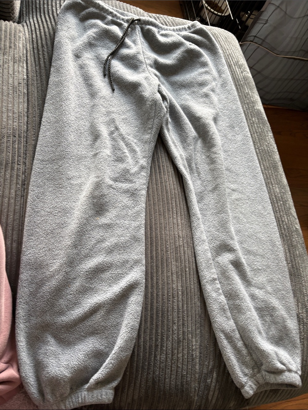 No Boundaries Light Gray Cozy Fleece Sweatpants